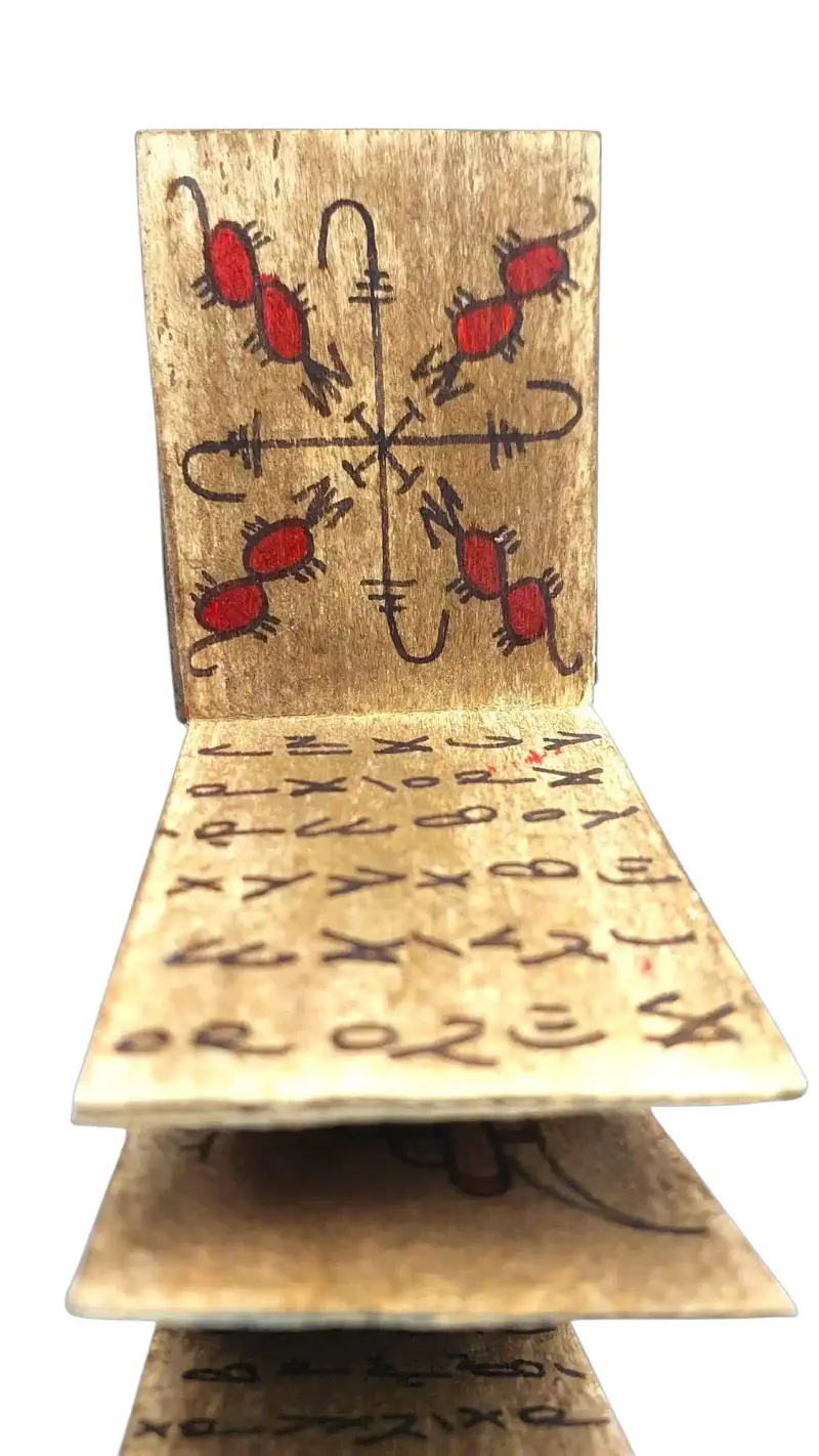 detaliu pagina carte pustaha